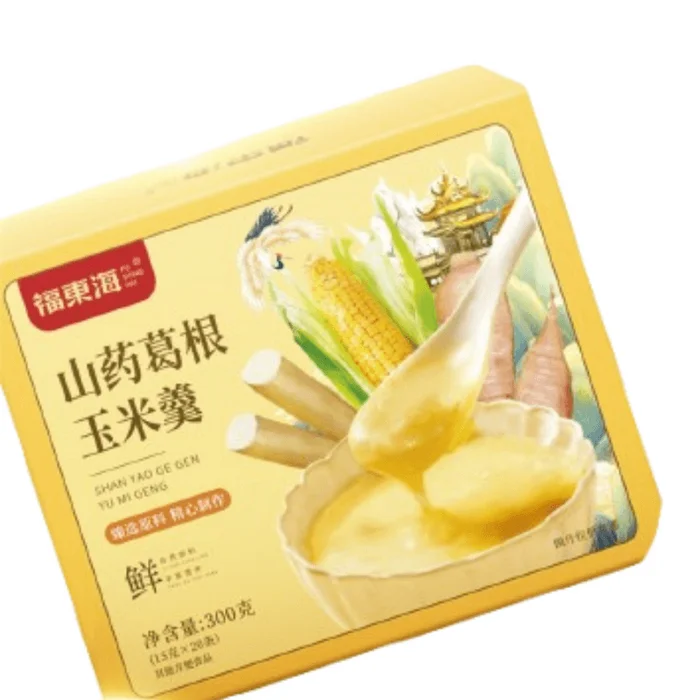 Yam and Kudzu Corn Soup Powder Paste Breakfast Instant Drink Satiety and Nutrition 300g
