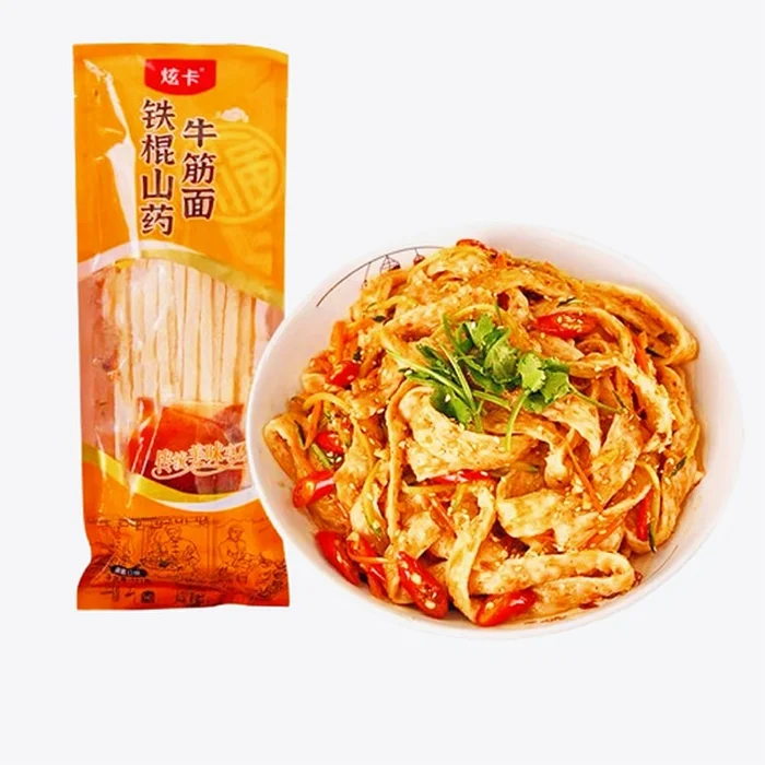 Yam Beef Tendon Noodles Non-fried Cold Mixed Low-fat Cold Skin Dry Gluten Can be used to make Spicy Strips 137g/package