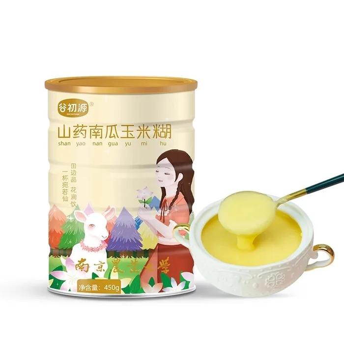 Yam pumpkin and corn paste 450g per can