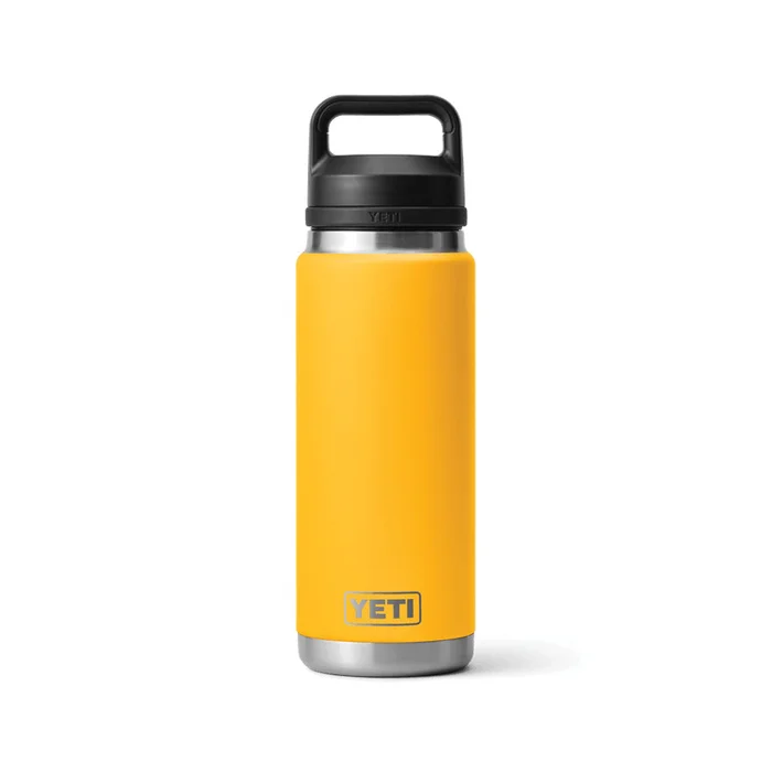 YETI Rambler 21071501035 Bottle with Chug Cap, 26 oz Capacity, Stainless Steel, Alpine Yellow