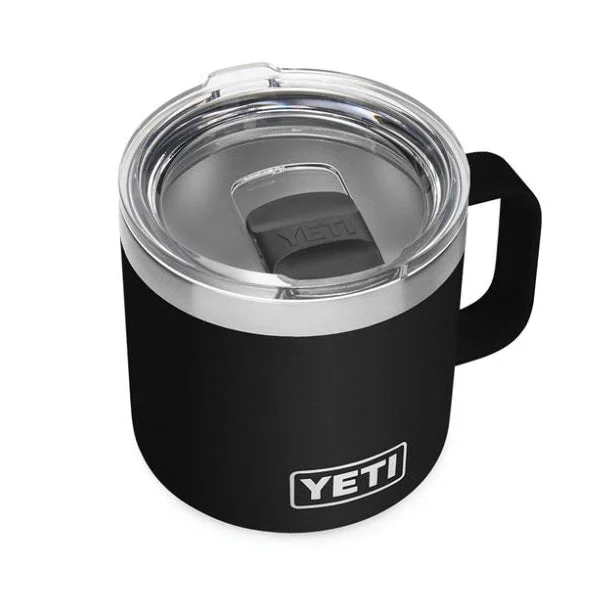 YETI Rambler Mug, Vacuum-Insulated, 14 oz Capacity, MagSlider Lid, Stainless Steel