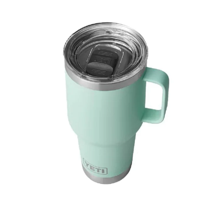 YETI Rambler Series 21071500733 Travel Mug with Stronghold Lid, 30 oz Capacity, Twist-On, Twist-Off Lid, Stainless Steel