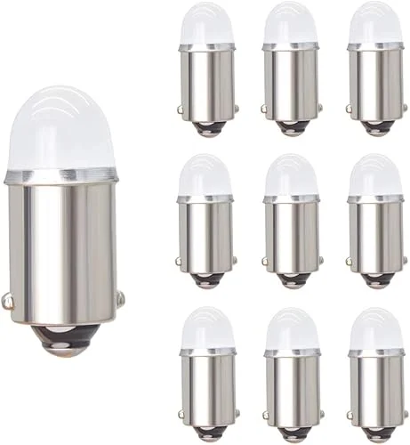 Yoper BA9S 53 57 1895 64111 LED Light Bulb for Car 12V White