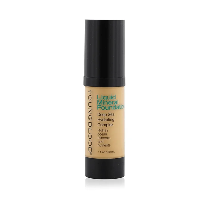Youngblood Liquid Mineral Foundation – Sand 30ml/1oz