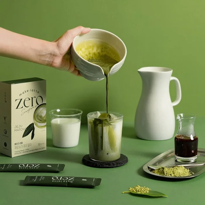 Zero Sugar Jeju Matcha Latte 10sticks 4.23 oz